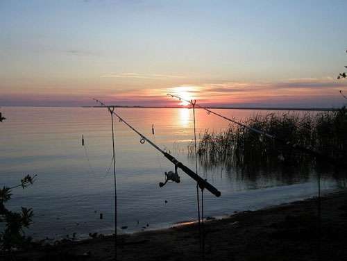 Рыбалка на ладожском озере 